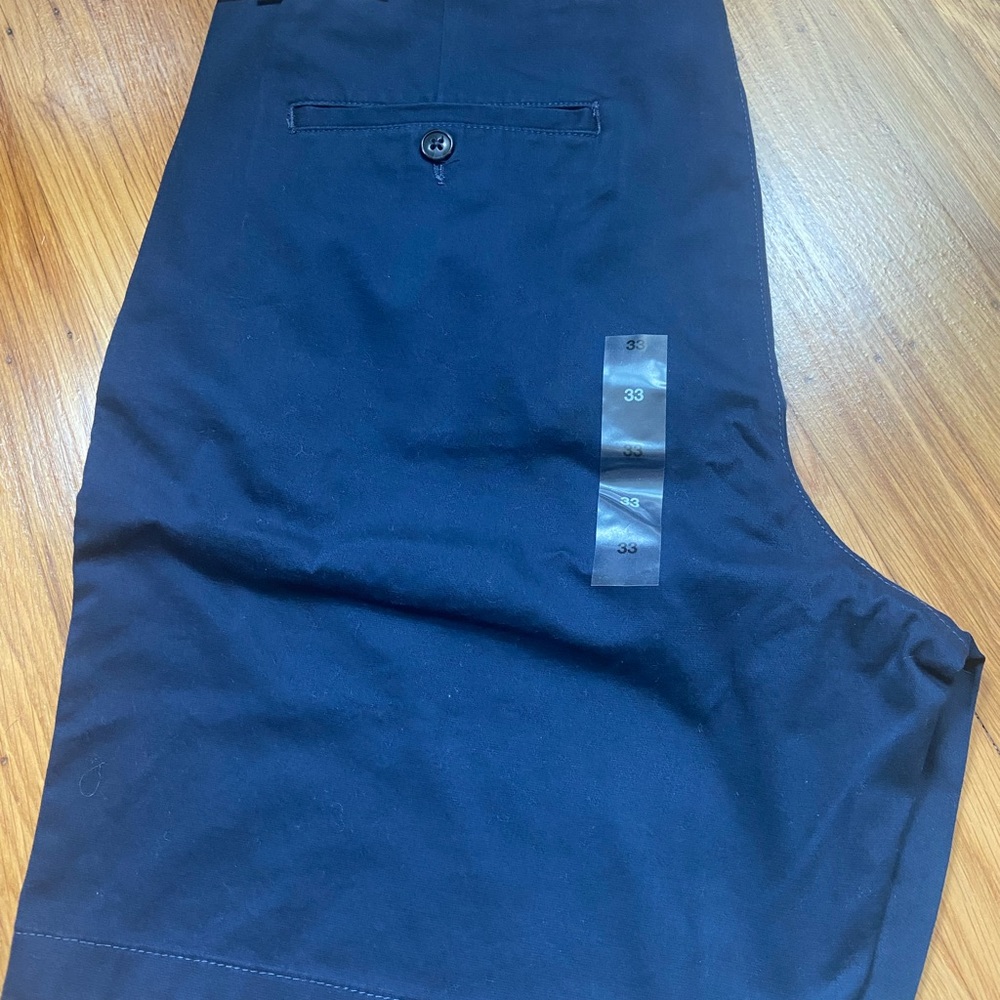 Navy Alfani shorts in size 33. Brand new with tags!